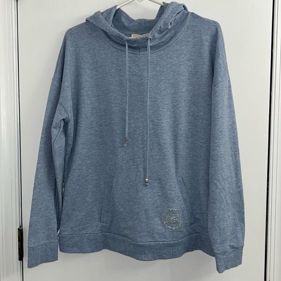 Michael Kors woman’s hoodie long sleeve top - size L - Picture 1 of 9